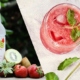 Healthy Strawberry Kiwi Mojito